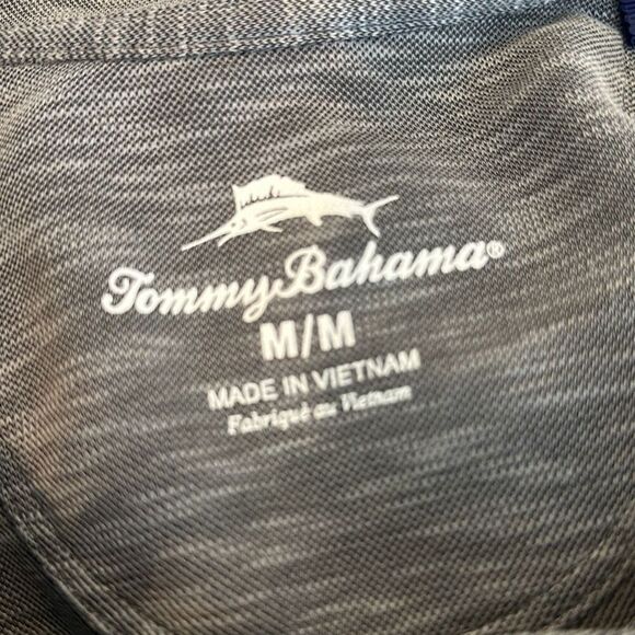 Tommy Bahama Men’s Gray Long Sleeve Full Zip Mock Neck size M - Picture 5 of 7